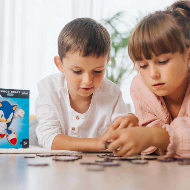 Houten puzzel Sonic 50 stukjes