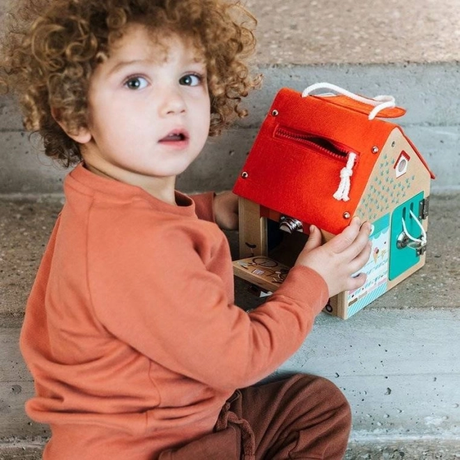 Lilliputiens – houten huisje met sloten
