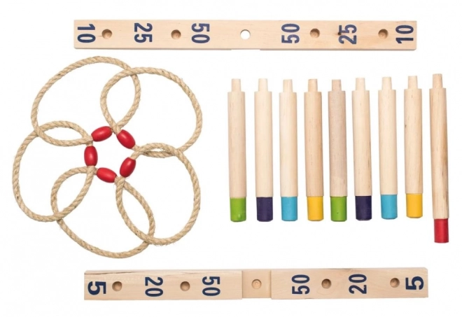 Wooden Ring Toss Game WOODY