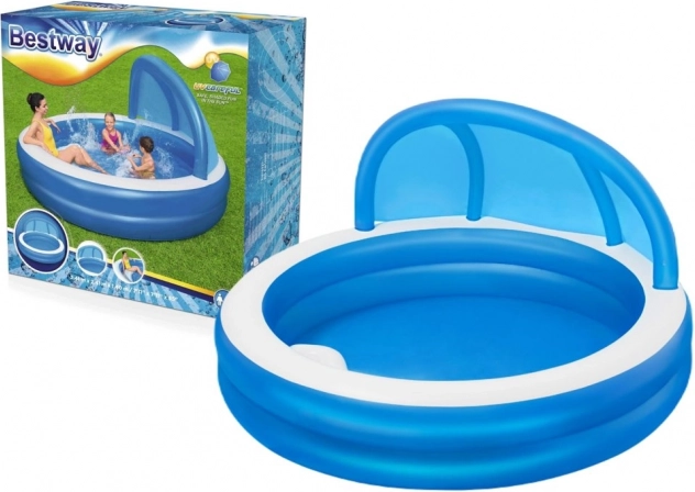 Inflatable Pool with Shade 185 x 180 x 53 cm Bestway