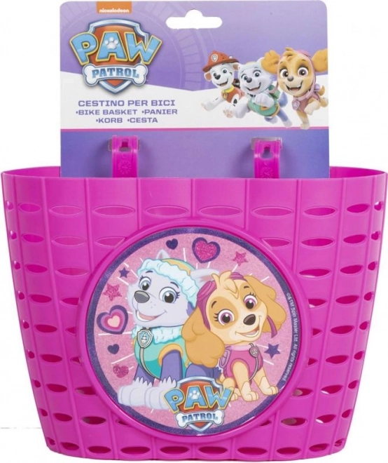 Children's Bicycle Basket Paw Patrol Girls