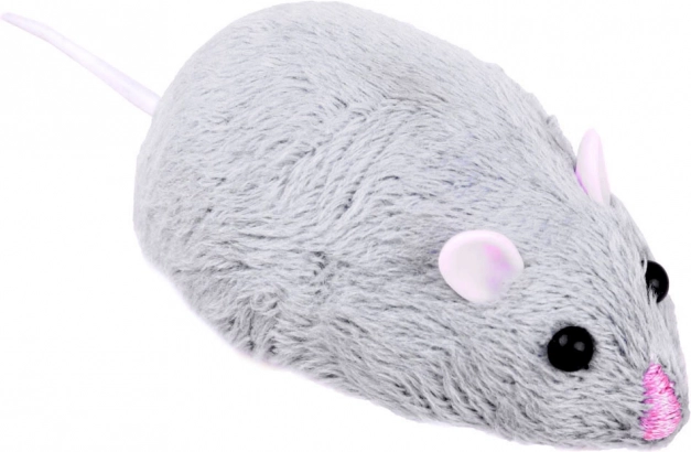 Realistic plush mouse