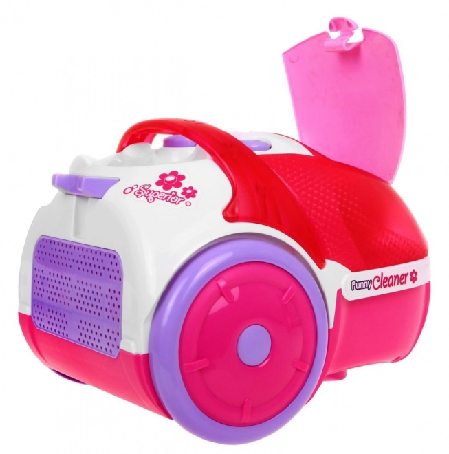 Interactieve kinderstofzuiger met effecten