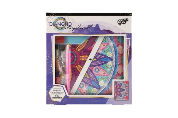Creatieve set dagboek met diamantdecoratie