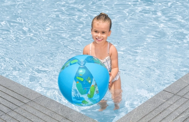 Inflatable Ball with Cheerful Patterns