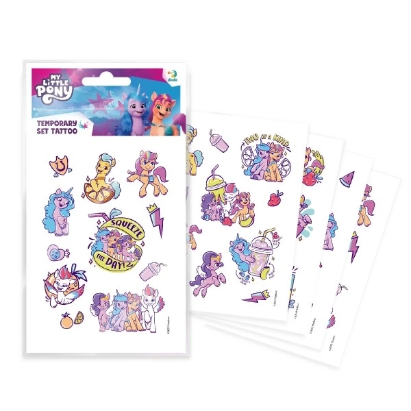 Tatoeages My Little Pony 4 bladen
