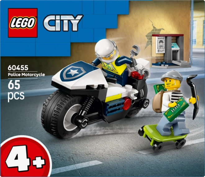 Lego City Politie: Achtervolging op de motor