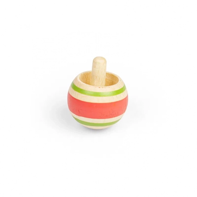 Kleurrijke houten tol