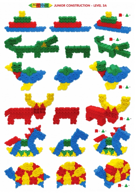 Morphun Constructieve Set 200 stuks - Bouwstenen