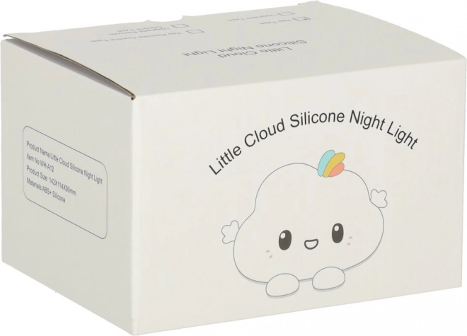 Siliconen nachtlampje voor kinderen in de vorm van wolken RGB