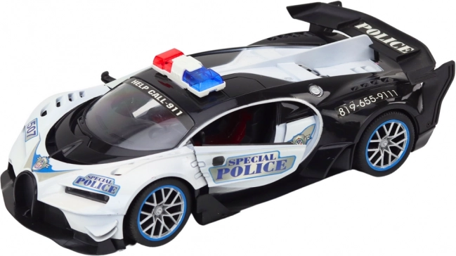 Realistische sportieve politie-look