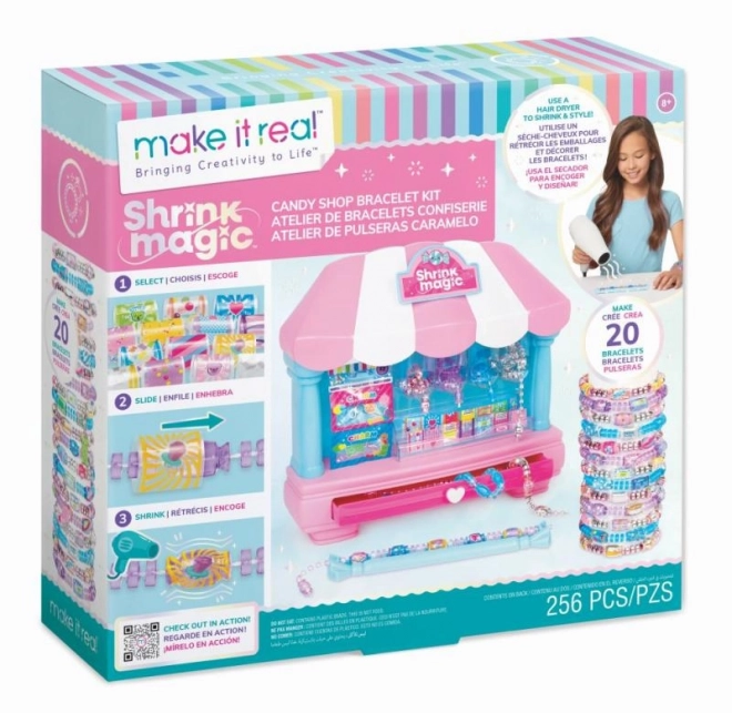 Armbandherstellungsset Shrink Magic Candy Shop
