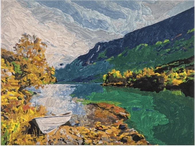 Indrukwekkend landschapsmotief