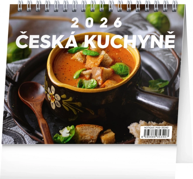 Bureaukalender Tsjechische keuken 2026