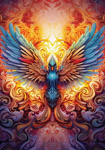 Puzzel Kleurrijke Feniks 1000 stukjes ART PUZZLE