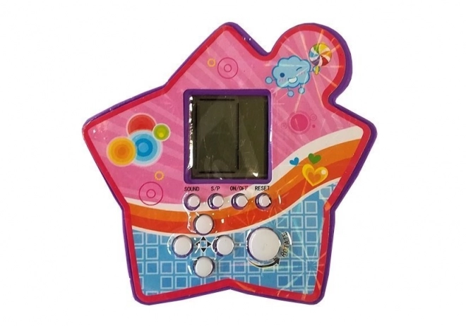 Elektronisches Taschenspiel Tetris Stern lila