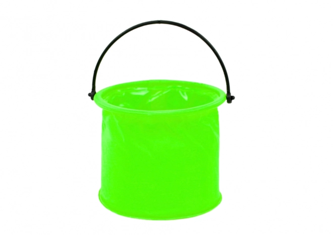 Opvouwbare multifunctionele PVC-emmer groen