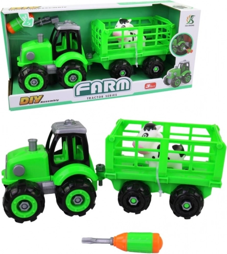 Screw Tractor with Trailer for Children