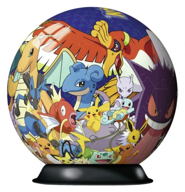3D Puzzel-Bal Pokémon - 72 stukjes