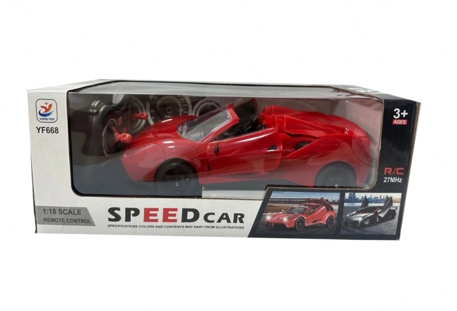 RC Sportwagen im Maßstab 1:18