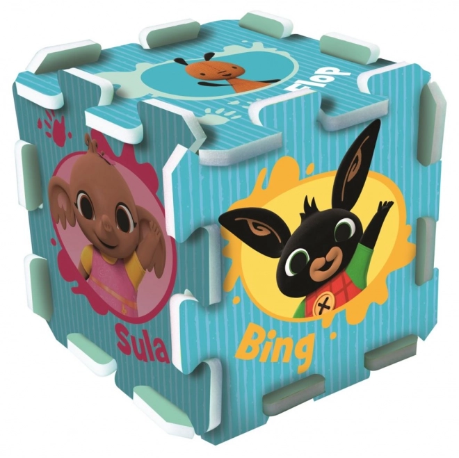 Schuimpuzzel Bing Bunny 32x32x1,5 cm 8 stuks in folie