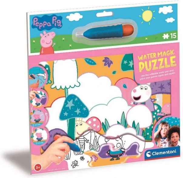 Puzzle aquatique magique Peppa Pig 15 pièces