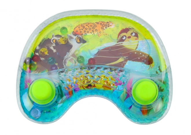 Buntes Wasserspiel mit Tierbildern