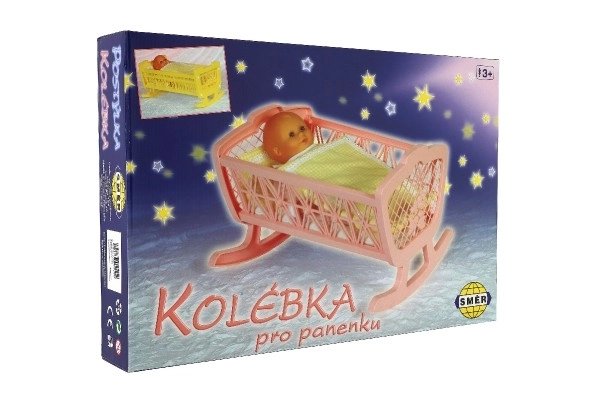 Kunststoff-Puppenbett ohne Bettset