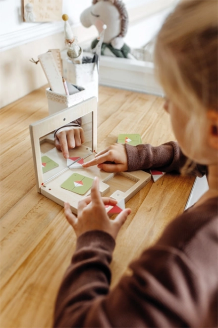 Jambe petite Jeu de Symétrie avec miroir
