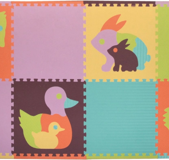 Schaumpuzzle Tiere mit Rändern