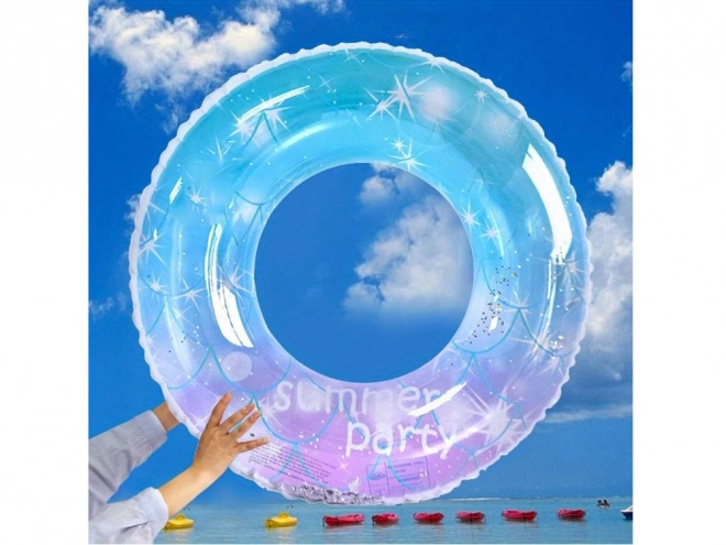 Drijvende ring met confetti 70cm