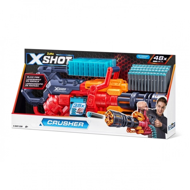 Wyrzutnia X-Shot Crusher met 48 schuimpijlen