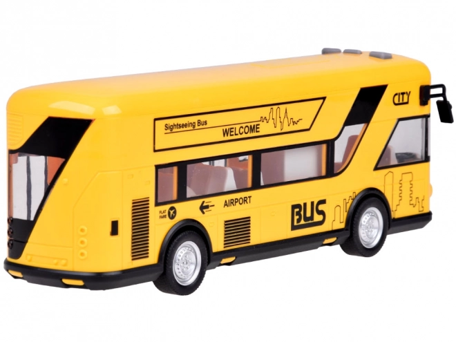Gele partybus openen deuren geluiden lichten muziek ZA5222