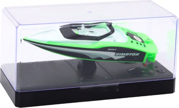 Green Remote-Controlled Motor Boat