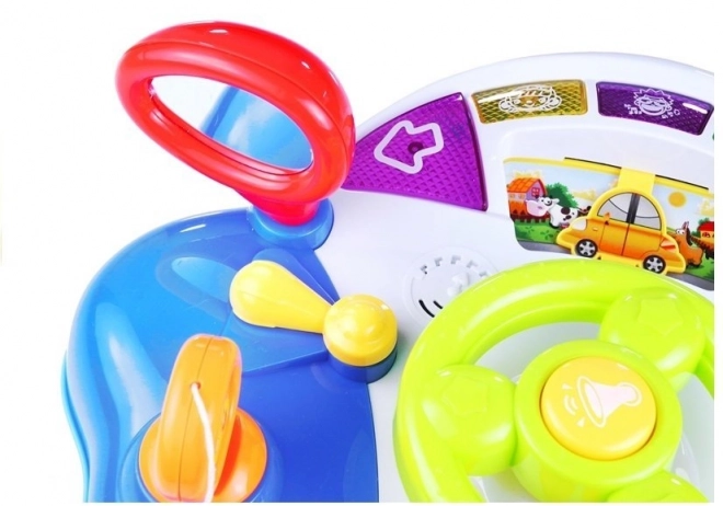 Geluiden van interactief kinder stuurwiel