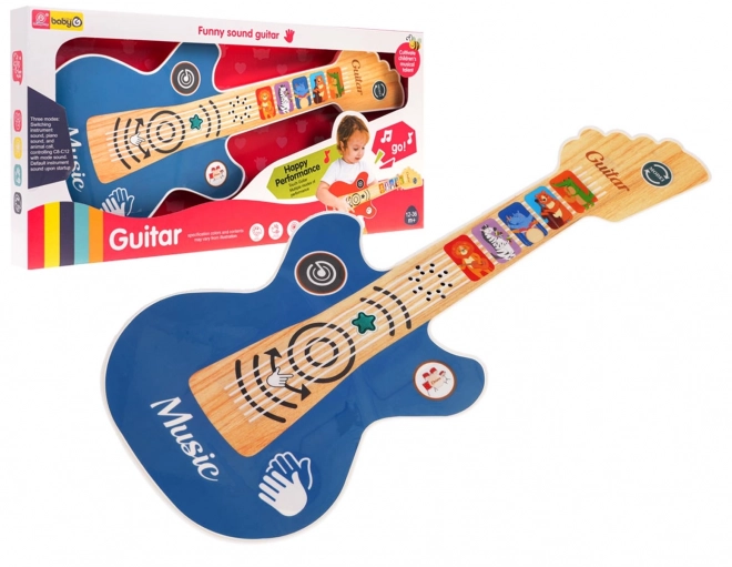 Gitaar voor kinderen met lichtfunctie