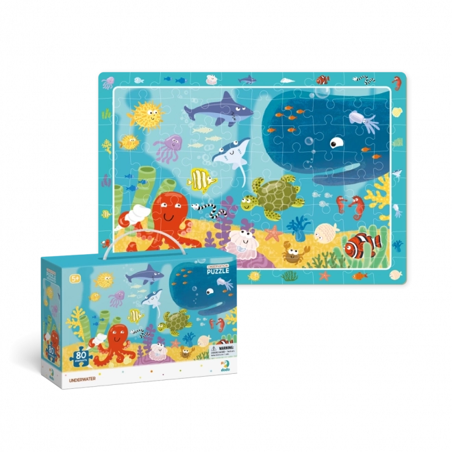 Puzzel met afbeeldingenzoektocht Oceaan 80 stukken
