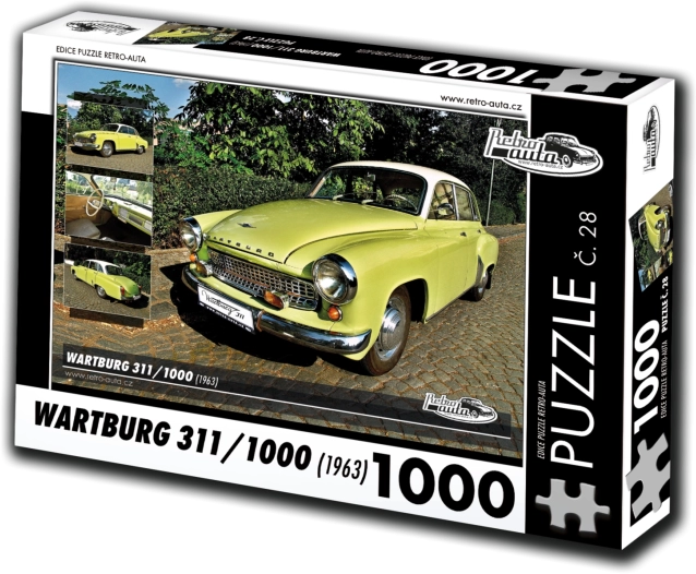 Puzzel RETRO-AUTA Wartburg 311 (1963) 1000 stukjes