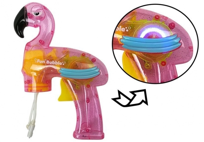 Flamingo roze bellenpistool