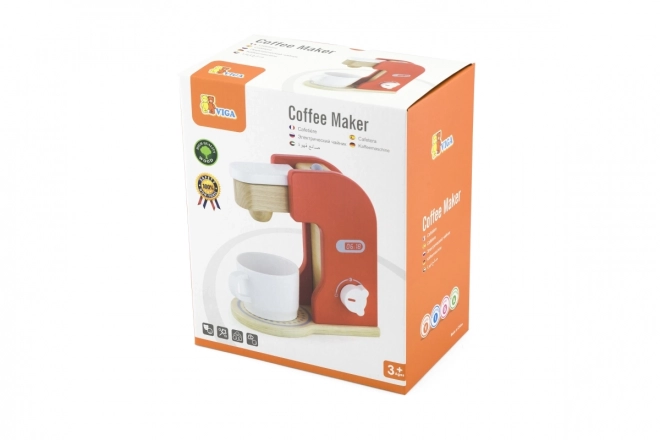 Holz-Kaffeemaschine für Kinder