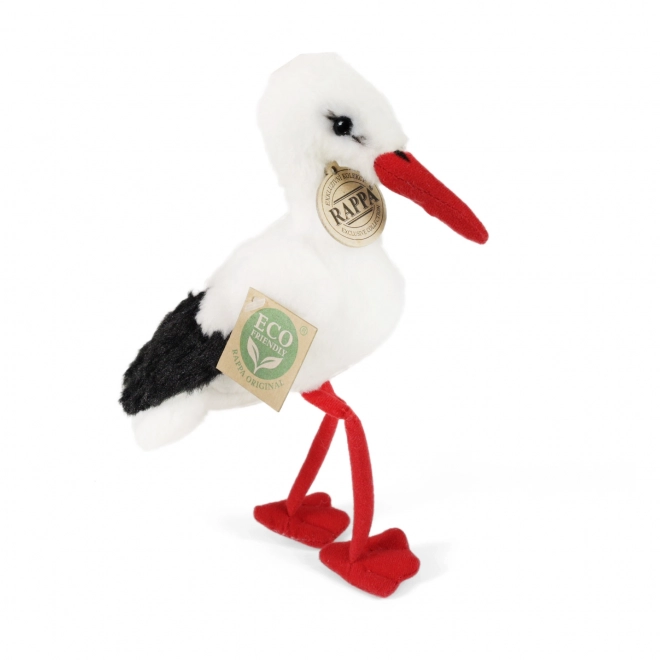 Pluchen ooievaar 15 cm MILIEUVRIENDELIJK