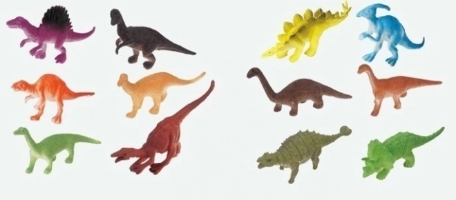 Dierfiguren dinosauriërs 6 stuks set 10 cm