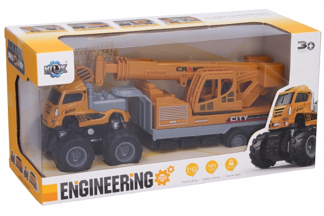 Trekker met kraan metaal/plastic 27,5 cm