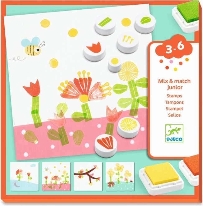 DJECO Stamping Set Flowers