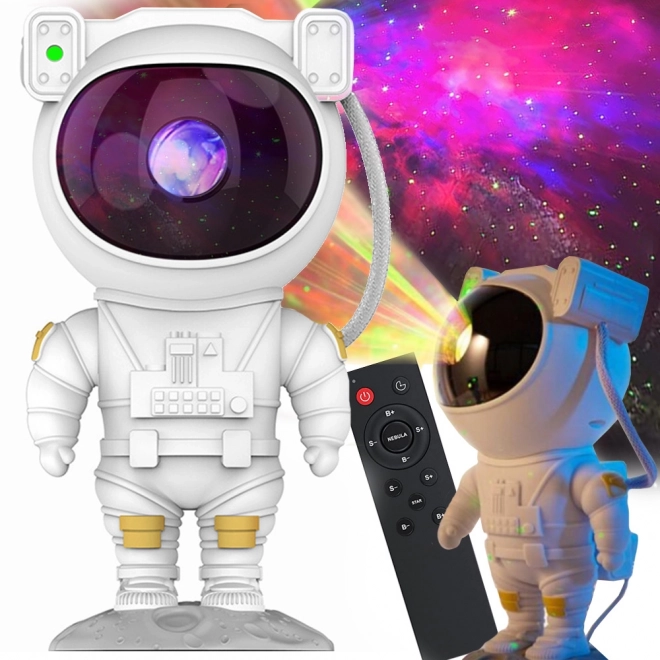 Projecteur étoilé en forme d'astronaute avec télécommande