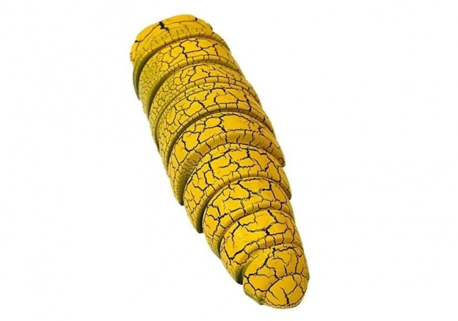 Gelbe Raupe mit Infrarotsensor