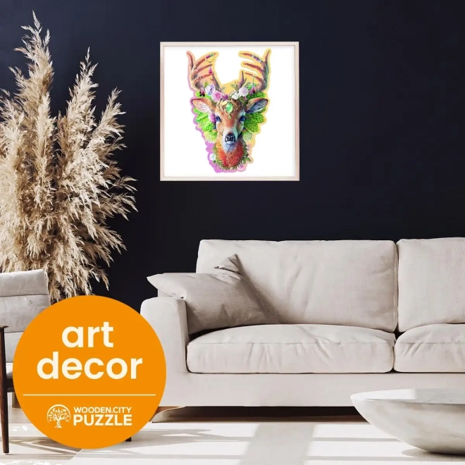 WOODEN CITY Houten puzzel Modieus hert 250 stukjes EKO