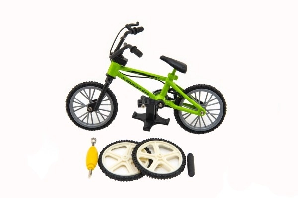 Mini freestyle vingerfiets met accessoires