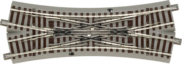 Roco Geoline Crossover Switch with Base