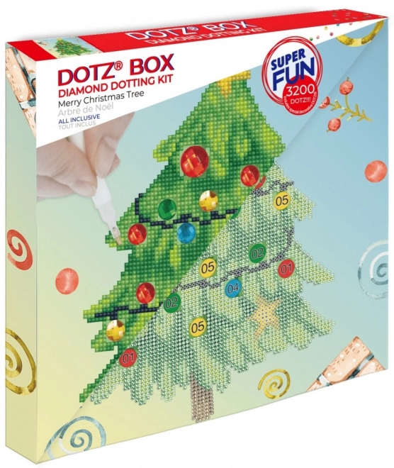 Vrolijke Kerstboom Diamond Dotz